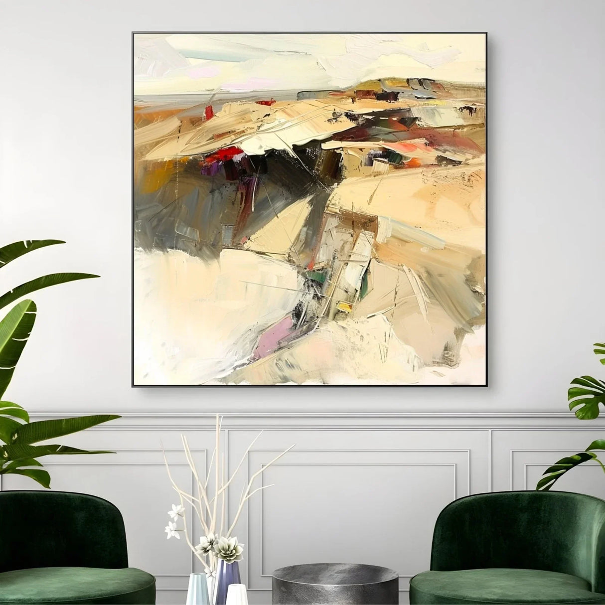 Quadro Stampa su Tela Deserto Astratto - CupidoDesign
