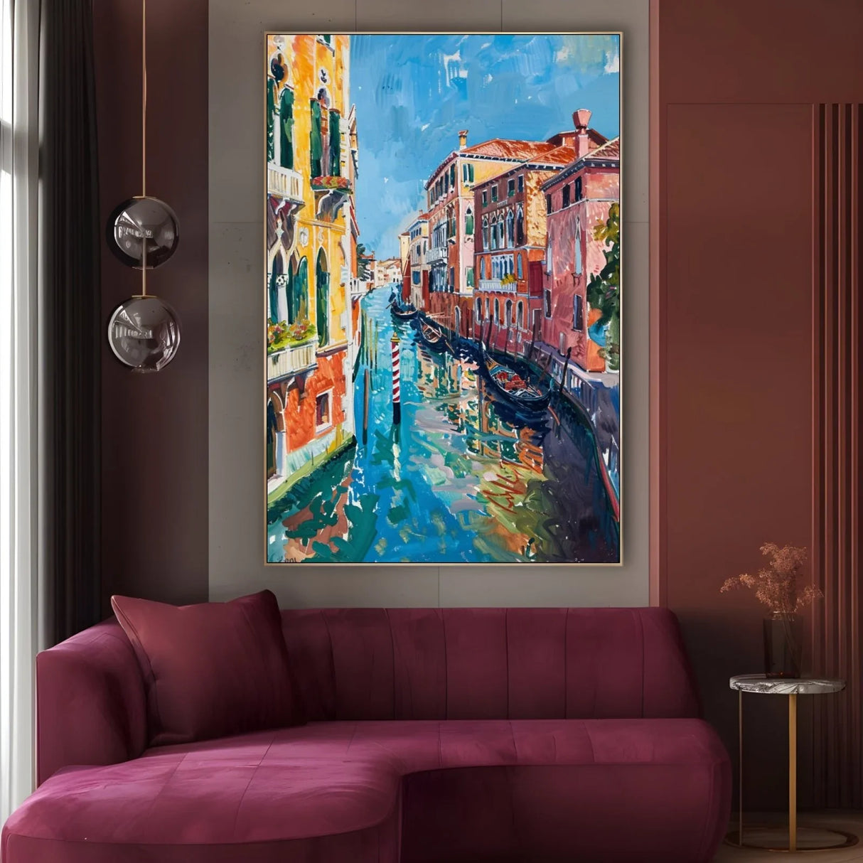 Quadro Stampa su Tela Desideri tra i canali di Venezia, Italia - CupidoDesign