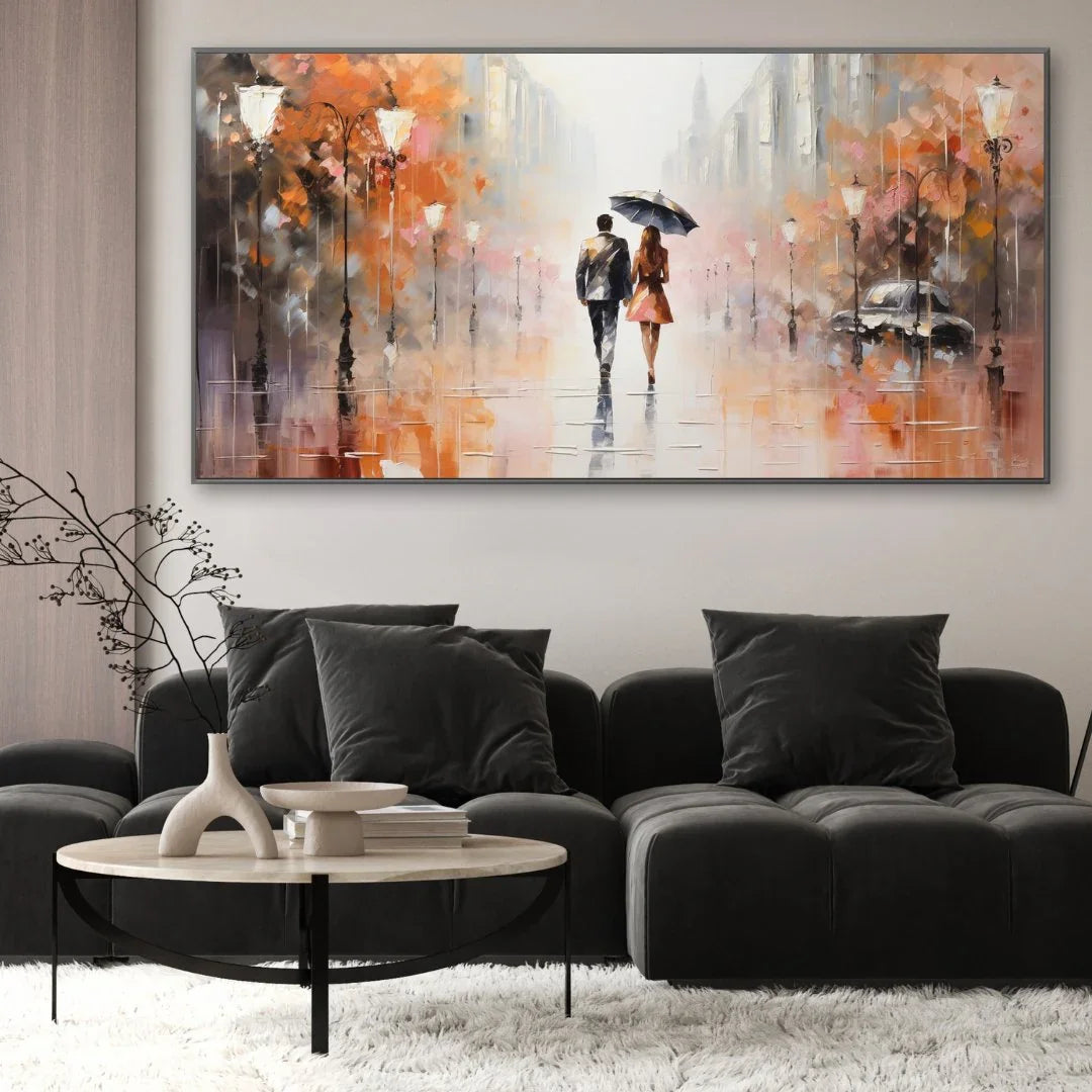 Quadro Stampa su Tela Destinazione felicità - CupidoDesign