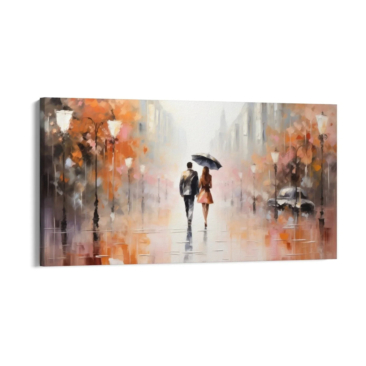 Quadro Stampa su Tela Destinazione felicità - CupidoDesign