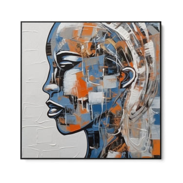 Quadro Stampa su Tela Dialogo Silenzioso - CupidoDesign