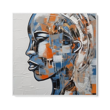 Quadro Stampa su Tela Dialogo Silenzioso - CupidoDesign