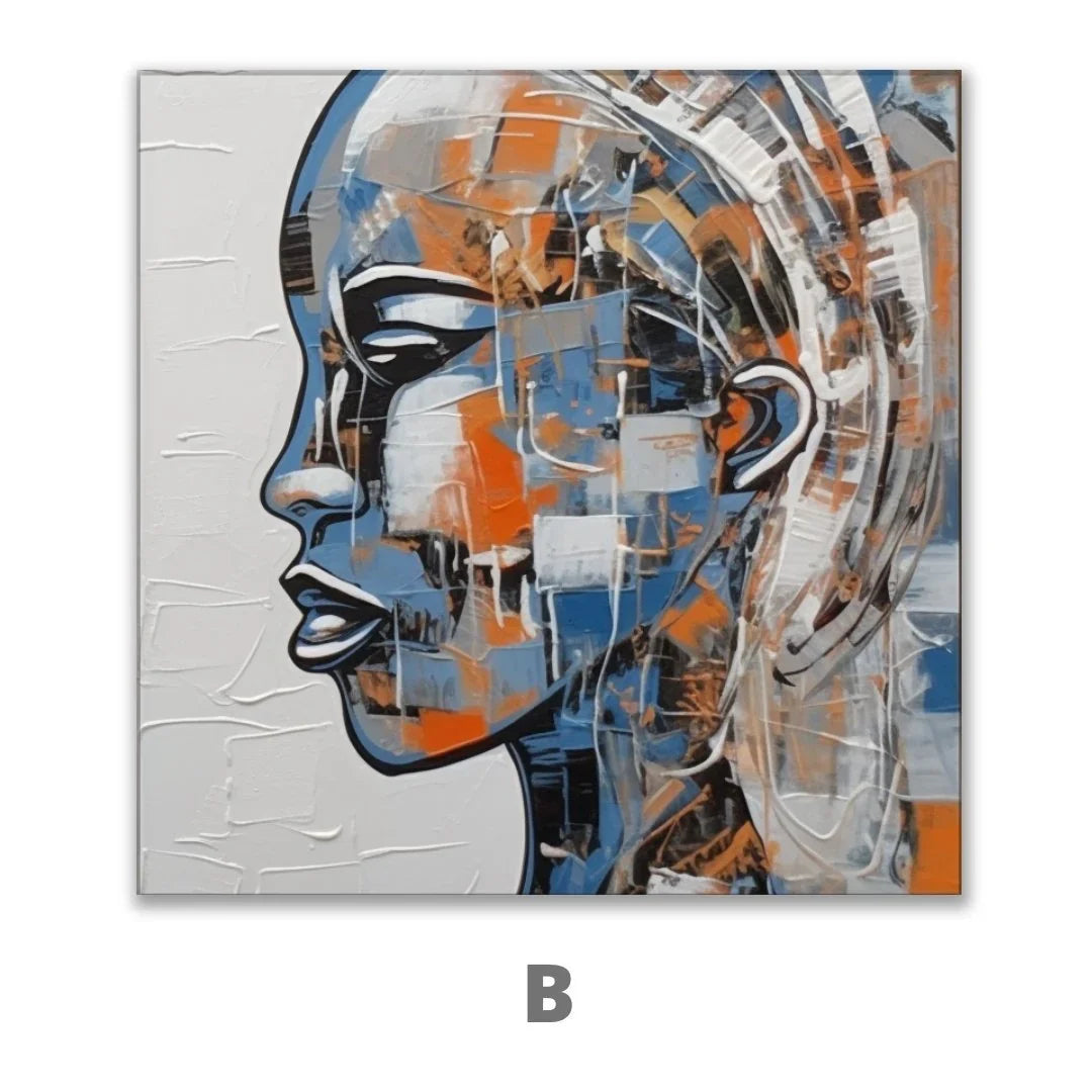 Quadro Stampa su Tela Dialogo Silenzioso - CupidoDesign
