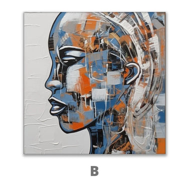 Quadro Stampa su Tela Dialogo Silenzioso - CupidoDesign