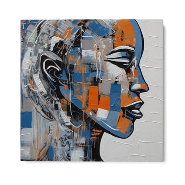 Quadro Stampa su Tela Dialogo Silenzioso - CupidoDesign