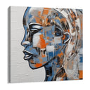 Quadro Stampa su Tela Dialogo Silenzioso - CupidoDesign