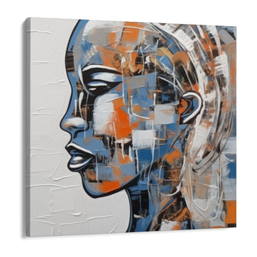 Quadro Stampa su Tela Dialogo Silenzioso - CupidoDesign