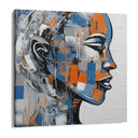 Quadro Stampa su Tela Dialogo Silenzioso - CupidoDesign