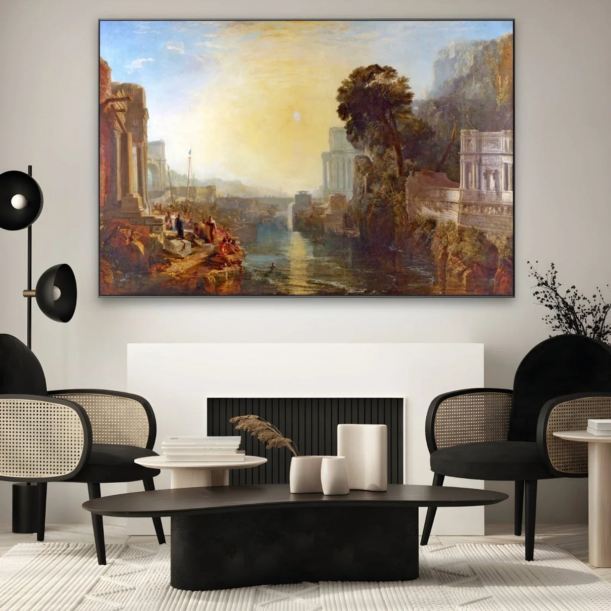 Quadro Stampa su Tela Didone costruisce cartagine, William Turner - CupidoDesign