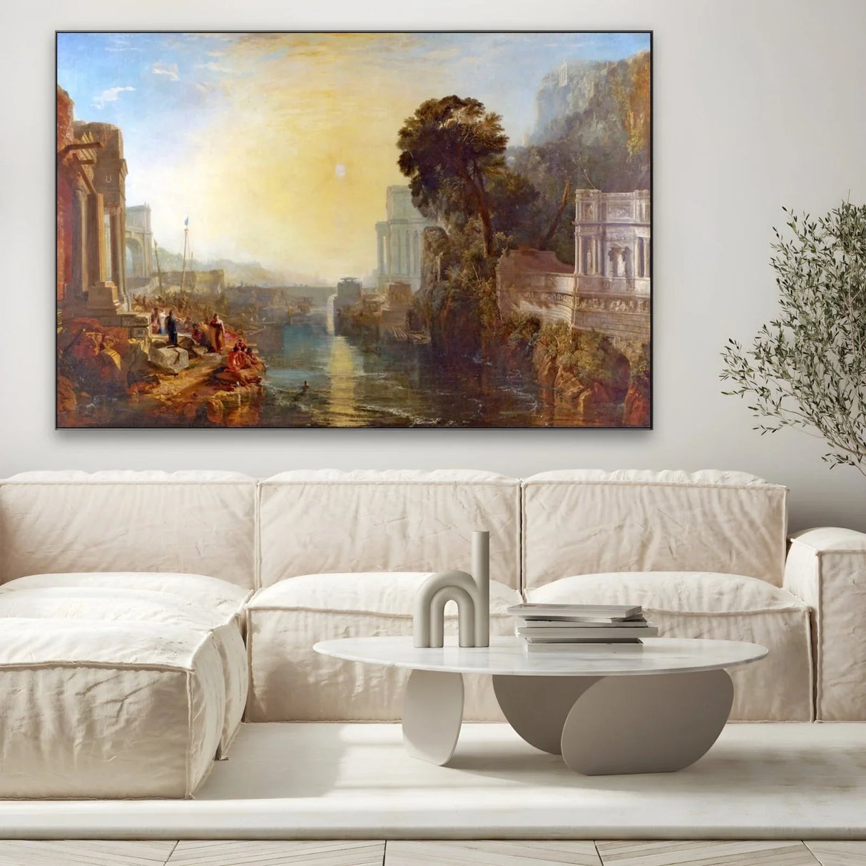 Quadro Stampa su Tela Didone costruisce cartagine, William Turner - CupidoDesign