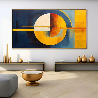 Quadro Stampa su Tela Dinamica Giostra Cromatica - CupidoDesign