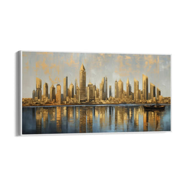 Quadro Stampa su Tela Disegno Dorato - CupidoDesign