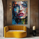 Quadro Stampa su Tela Dispersione astratta - CupidoDesign