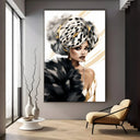 Quadro Stampa su Tela Diva delle Sfumature - CupidoDesign