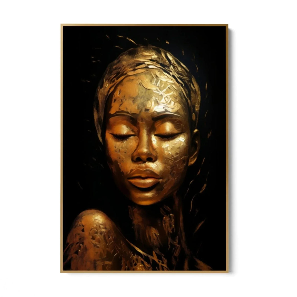 Quadro Stampa su Tela Diva d'Oro - CupidoDesign