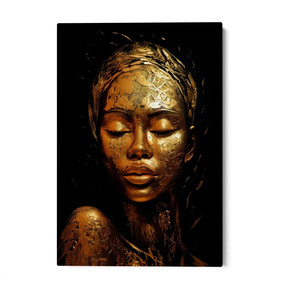 Quadro Stampa su Tela Diva d'Oro - CupidoDesign