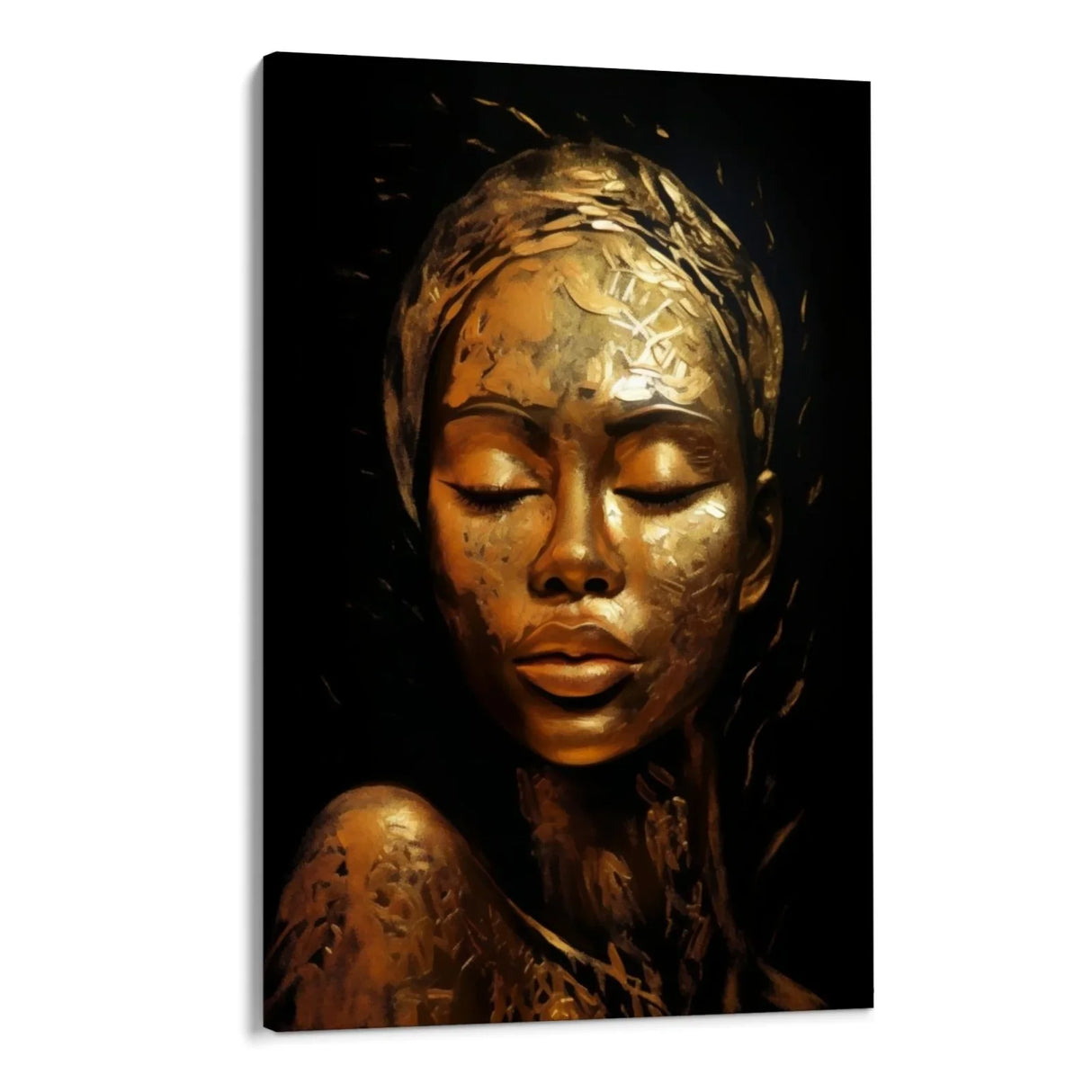Quadro Stampa su Tela Diva d'Oro - CupidoDesign