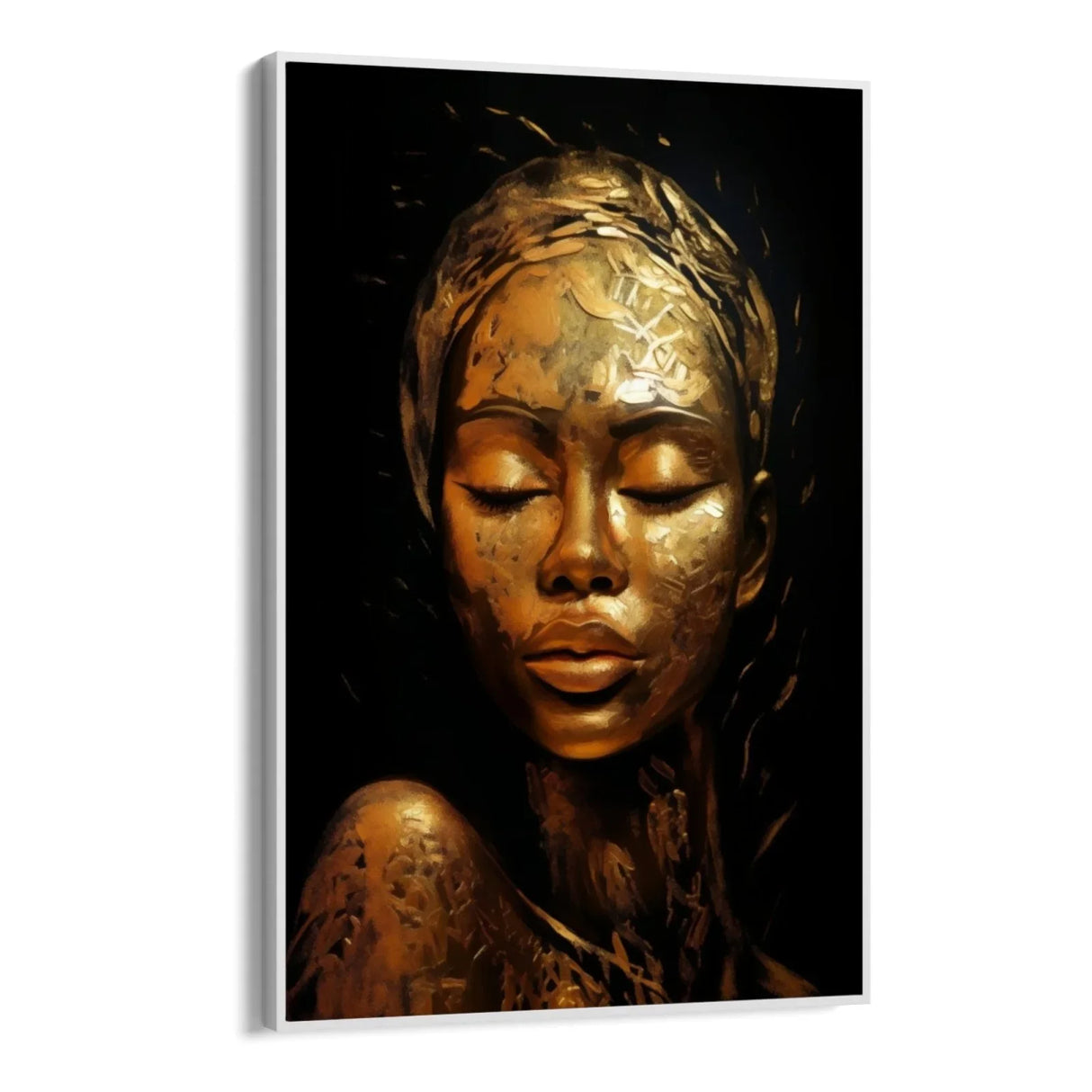Quadro Stampa su Tela Diva d'Oro - CupidoDesign