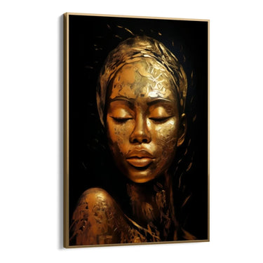 Quadro Stampa su Tela Diva d'Oro - CupidoDesign
