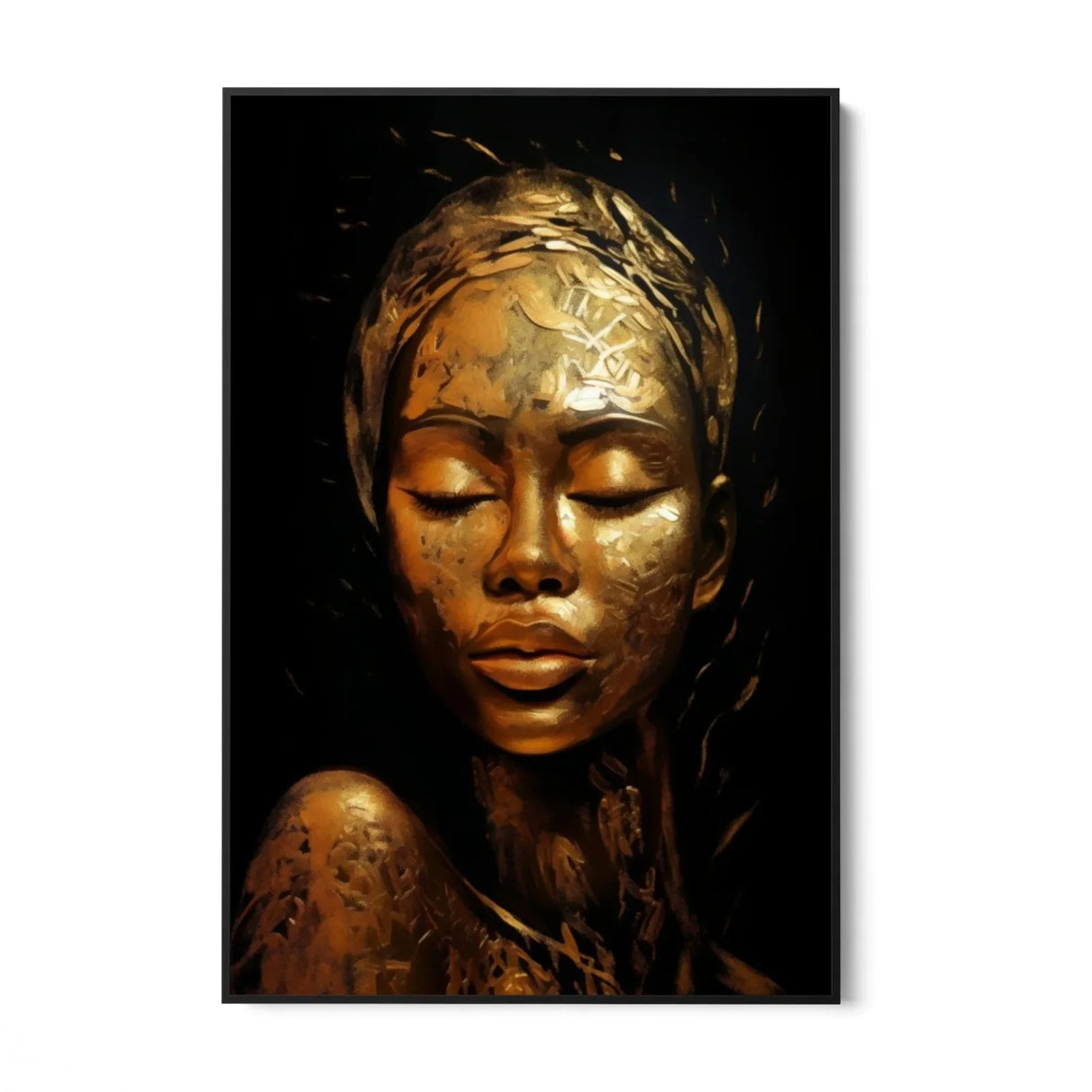 Quadro Stampa su Tela Diva d'Oro - CupidoDesign