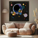 Quadro Stampa su Tela Diversi Cerchi, Wassily Kandinsky - CupidoDesign
