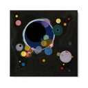 Quadro Stampa su Tela Diversi Cerchi, Wassily Kandinsky - CupidoDesign