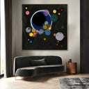 Quadro Stampa su Tela Diversi Cerchi, Wassily Kandinsky - CupidoDesign