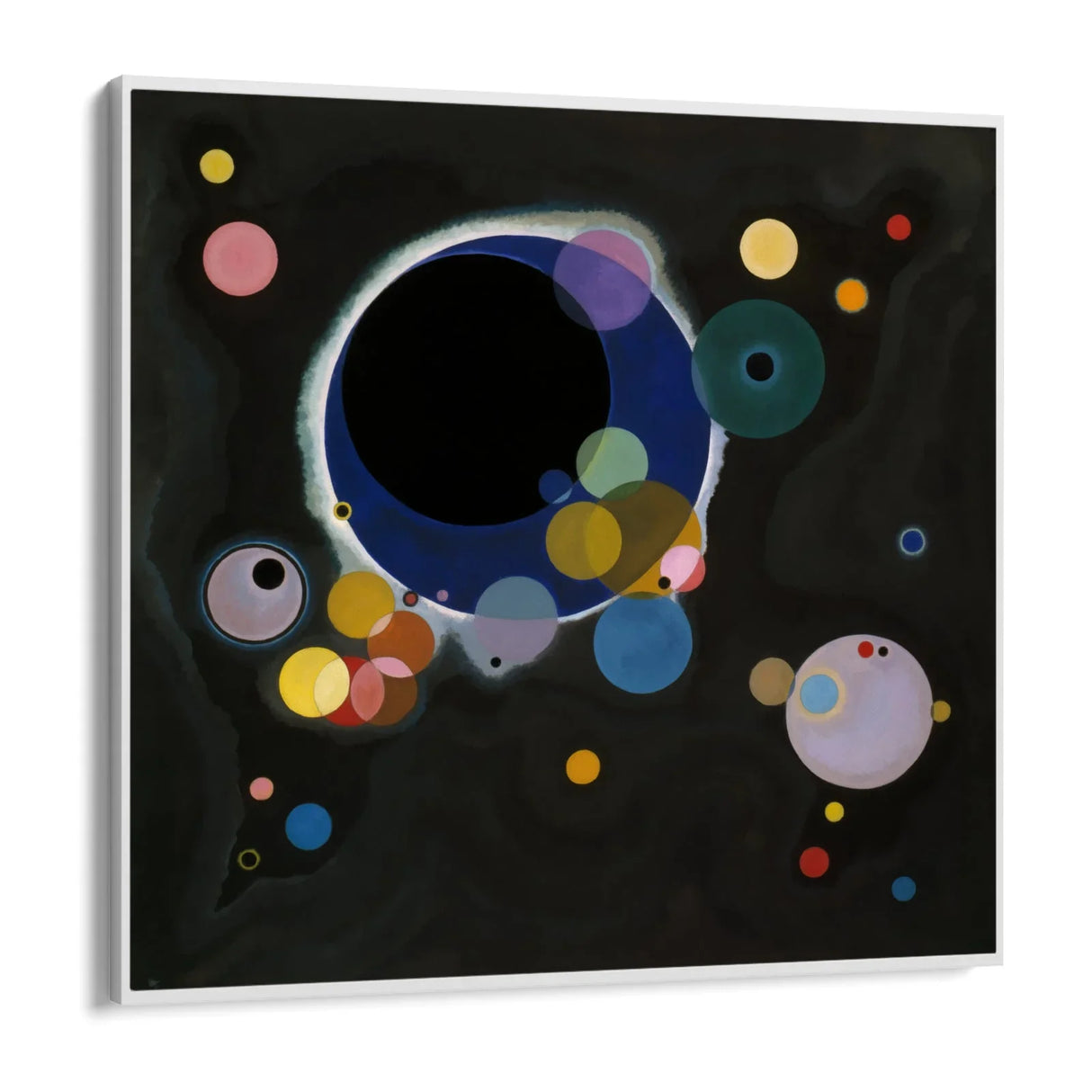 Quadro Stampa su Tela Diversi Cerchi, Wassily Kandinsky - CupidoDesign