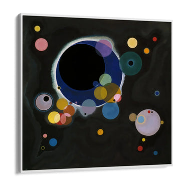 Quadro Stampa su Tela Diversi Cerchi, Wassily Kandinsky - CupidoDesign