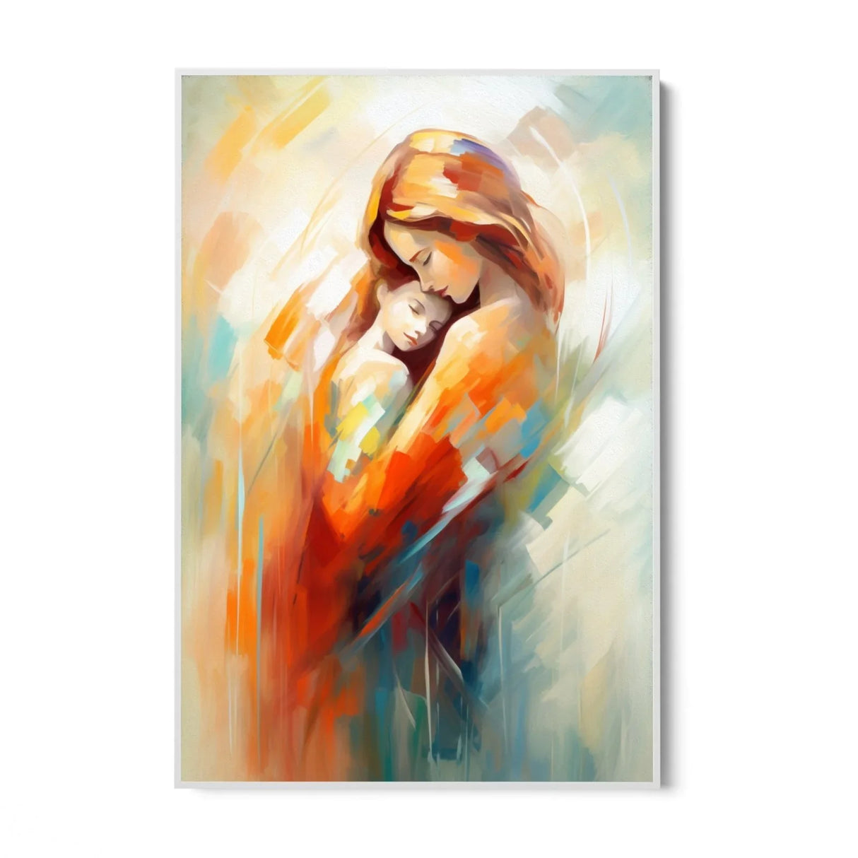 Quadro Stampa su Tela Dolce abbraccio - CupidoDesign