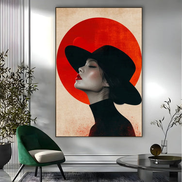 Quadro Stampa su Tela Dolce Profilo - CupidoDesign