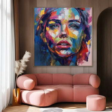 Quadro Stampa su Tela Dolce Sguardo - CupidoDesign