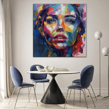 Quadro Stampa su Tela Dolce Sguardo - CupidoDesign