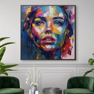 Quadro Stampa su Tela Dolce Sguardo - CupidoDesign