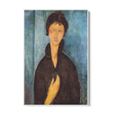 Quadro Stampa su Tela Donna dagli occhi azzurri, Amedeo Modigliani - CupidoDesign