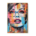 Quadro Stampa su Tela Donna Graffiti - CupidoDesign