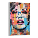 Quadro Stampa su Tela Donna Graffiti - CupidoDesign