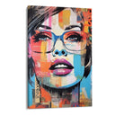 Quadro Stampa su Tela Donna Graffiti - CupidoDesign