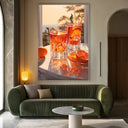 Quadro Stampa su Tela Due brindisi - CupidoDesign