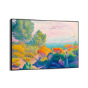 Quadro Stampa su Tela Due donne sulla riva del Mediterraneo, Henri Edmond Cross (1896) - CupidoDesign