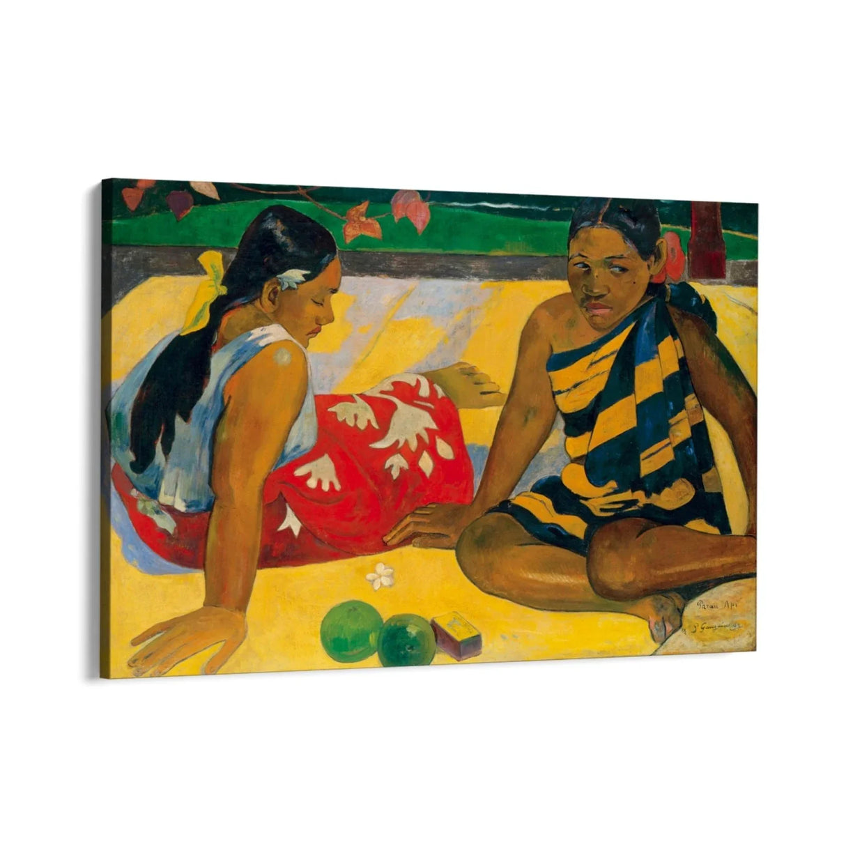 Quadro Stampa su Tela Due donne tahitiane II, Paul Gaugin - CupidoDesign