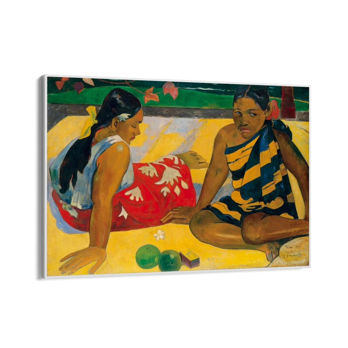 Quadro Stampa su Tela Due donne tahitiane II, Paul Gaugin - CupidoDesign