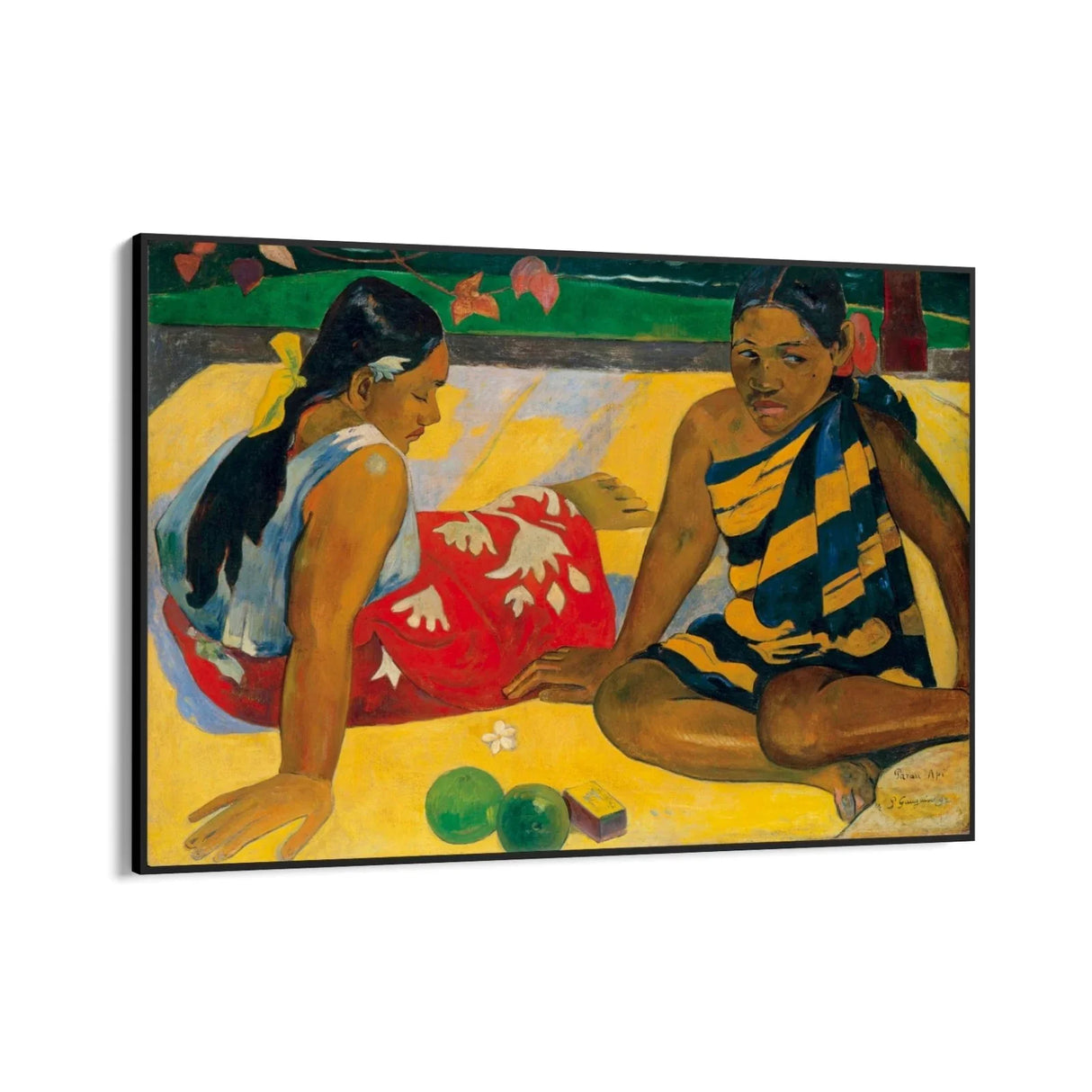 Quadro Stampa su Tela Due donne tahitiane II, Paul Gaugin - CupidoDesign