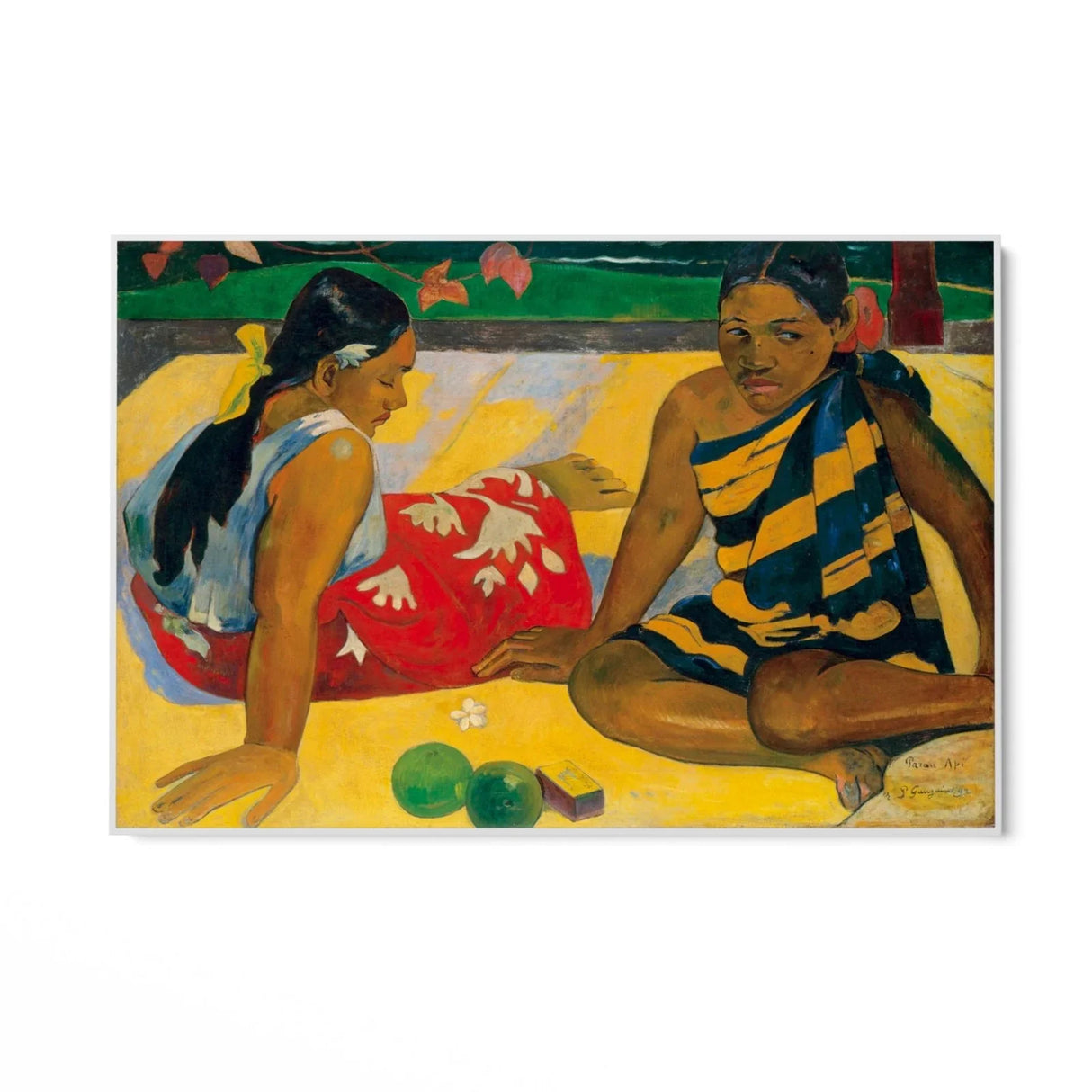 Quadro Stampa su Tela Due donne tahitiane II, Paul Gaugin - CupidoDesign