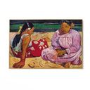 Quadro Stampa su Tela Due donne tahitiane, Paul Gaugin - CupidoDesign