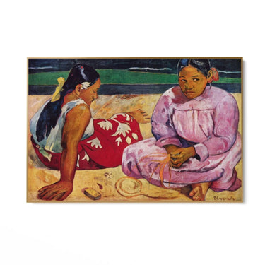 Quadro Stampa su Tela Due donne tahitiane, Paul Gaugin - CupidoDesign