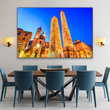 Quadro Stampa su Tela Due Torri, Bologna - CupidoDesign