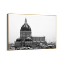 Quadro Stampa su Tela Duomo innevato - CupidoDesign