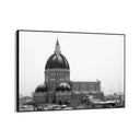 Quadro Stampa su Tela Duomo innevato - CupidoDesign