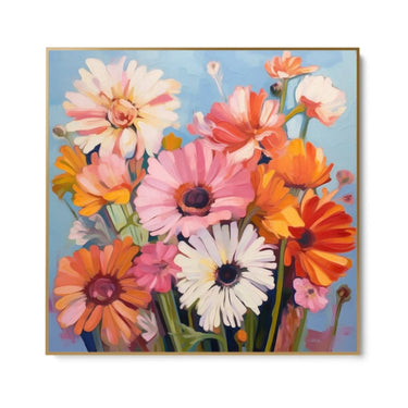Quadro Stampa su Tela Echi di Fiori Selvaggi - CupidoDesign